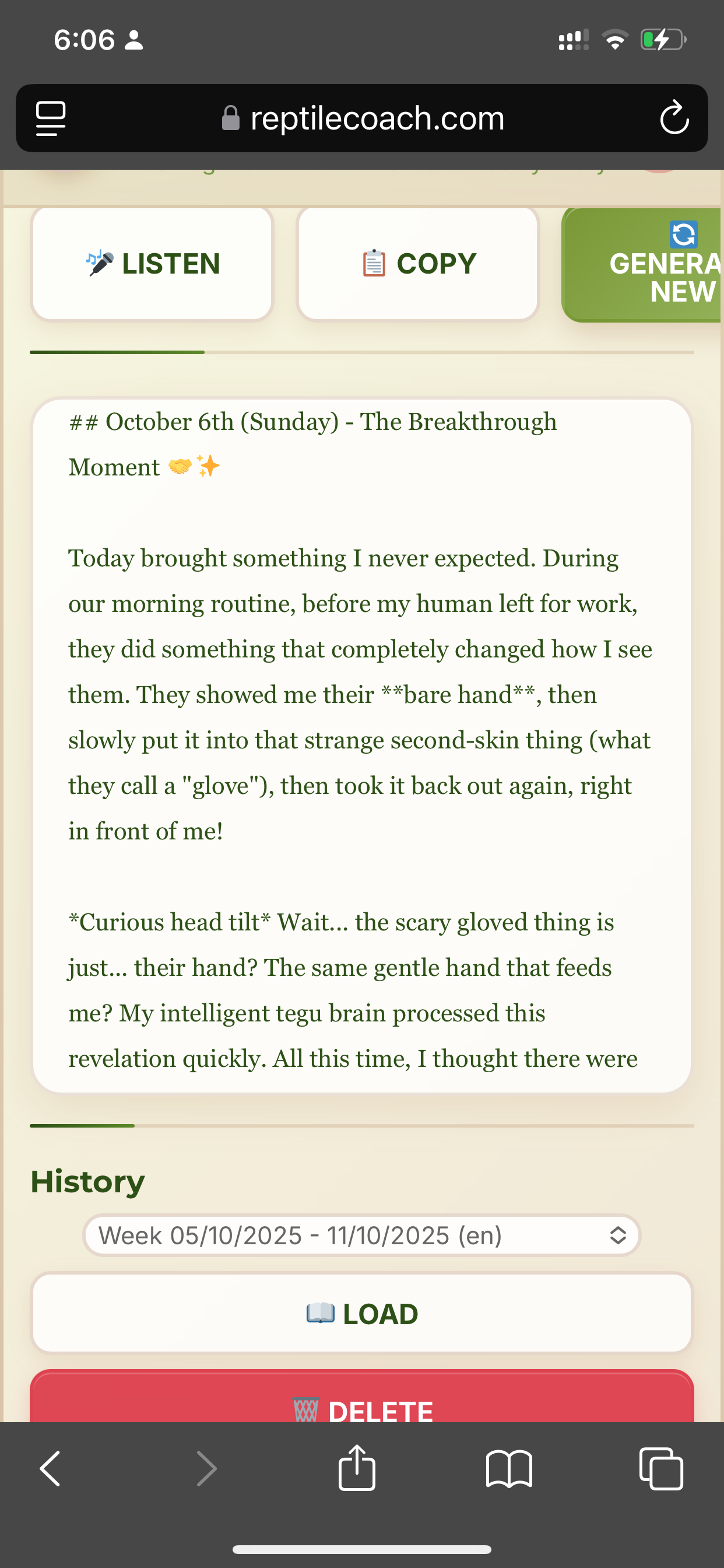 ReptileCoach - Screenshot 2 showing product features and functionality