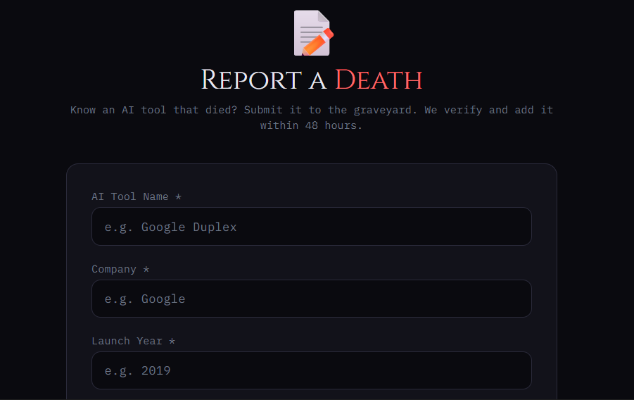 AI Model Graveyard gallery image