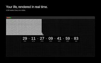 Aevum — Your life, Rendered in real time gallery image