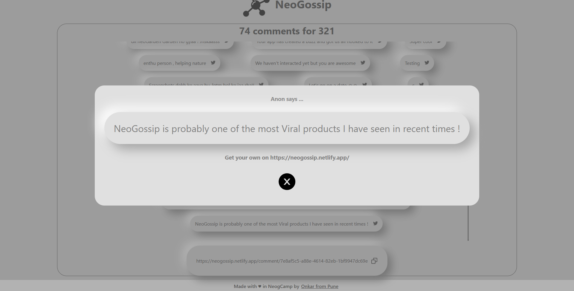 NeoGossip gallery image