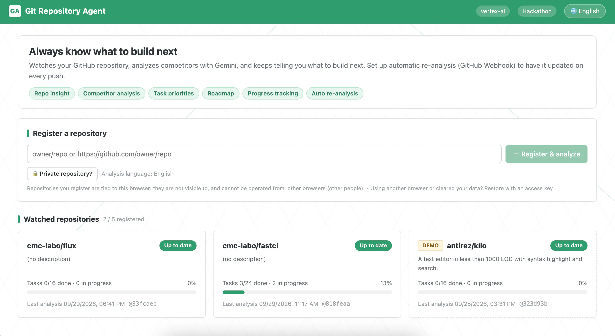 Git Repository Agent gallery image