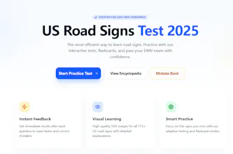US Road Signs Test 2025 gallery image
