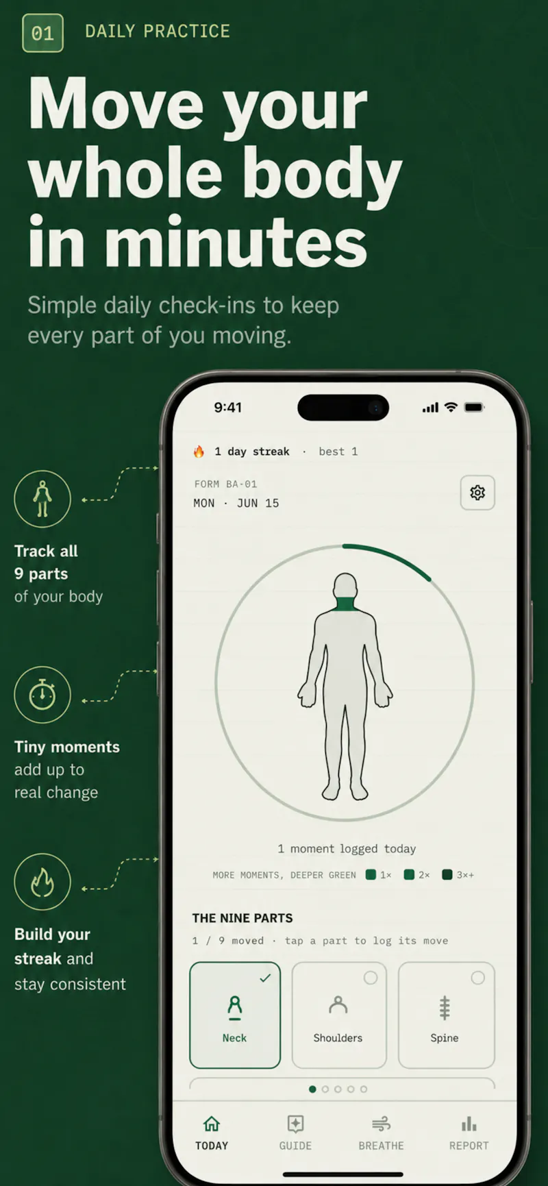 Body Audit: Move Every Part Daily screenshot 1