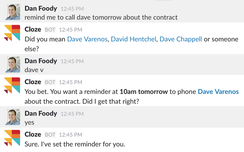 Cloze for Slack gallery image
