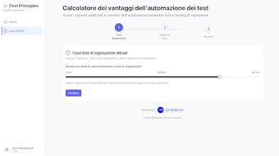 Test Automation ROI Calculator gallery image