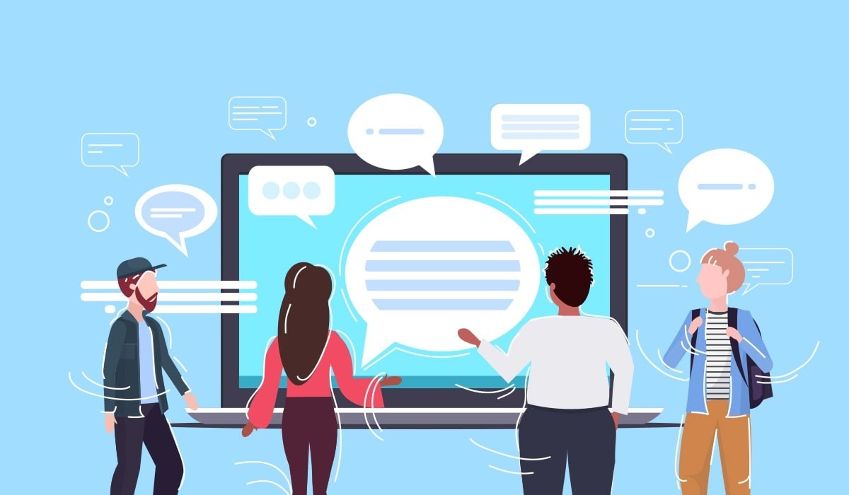 Top 25 aplicaciones de chat de equipo para negocios.