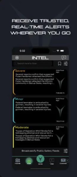 Vigilant - Screenshot 2 showing product features and functionality