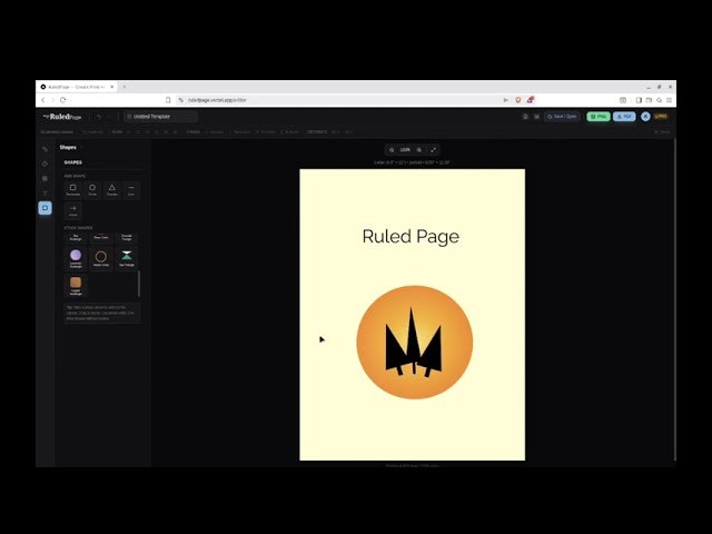 RuledPage gallery image