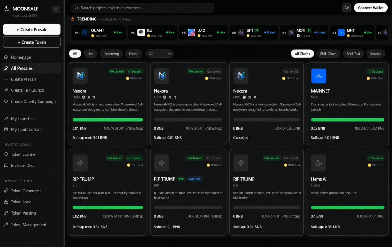 MoonSale Launchpad gallery image