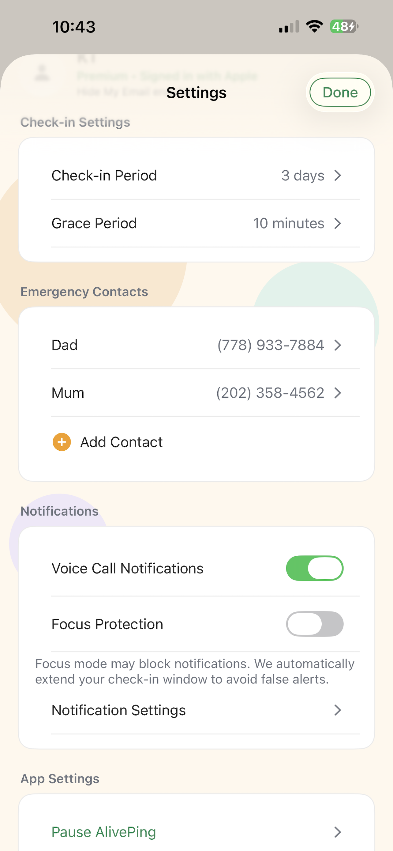 AlivePing Check-in gallery image