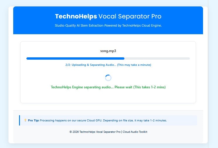 TechnoHelps AI Vocal Remover gallery image