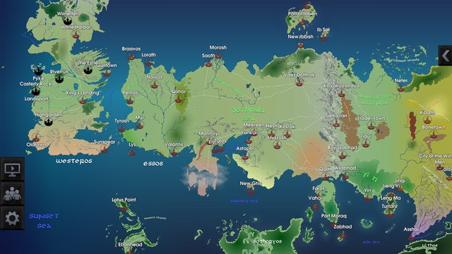 Map for Game of Thrones Pro