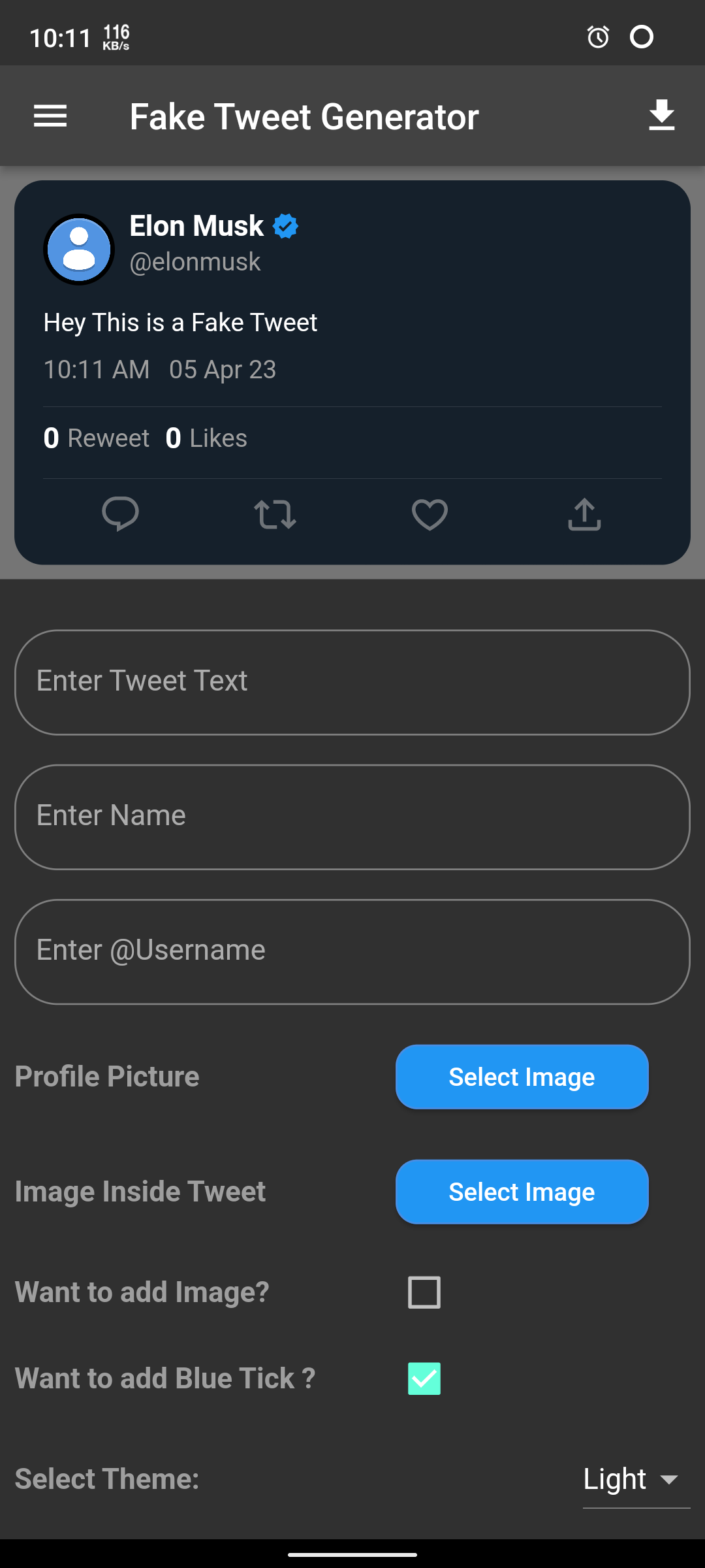 Fake Tweet Generator media 4