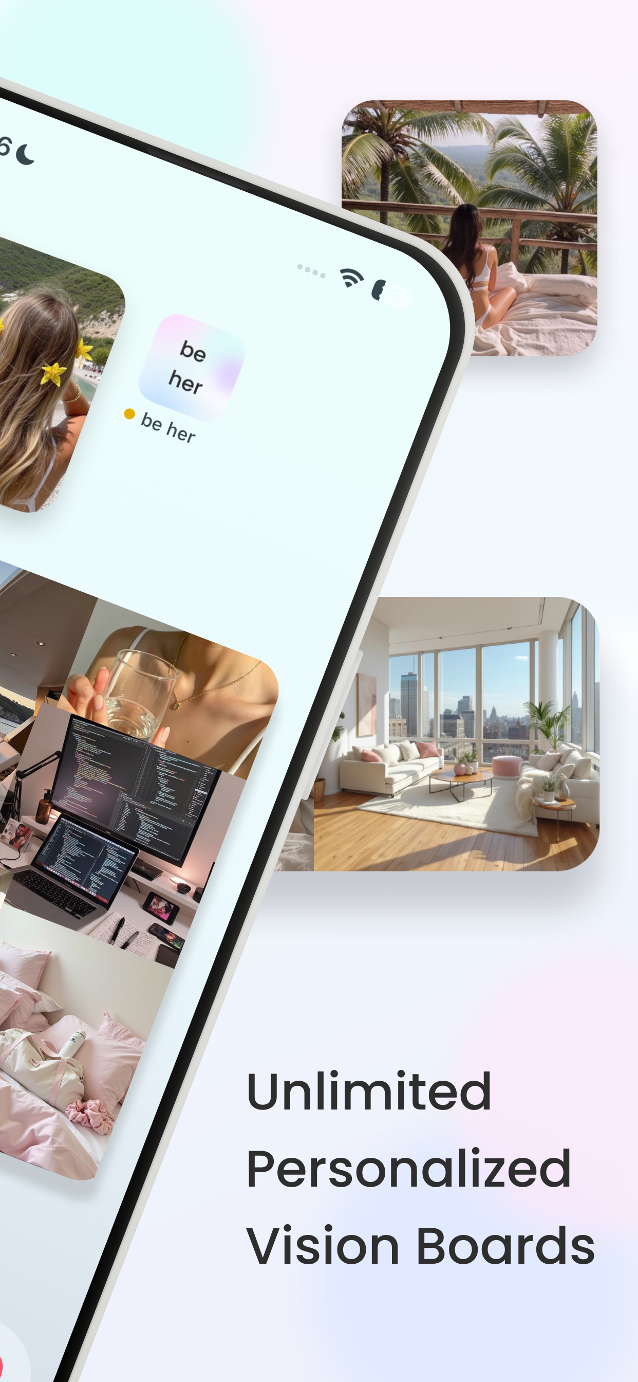 be her - vision board widget gallery image