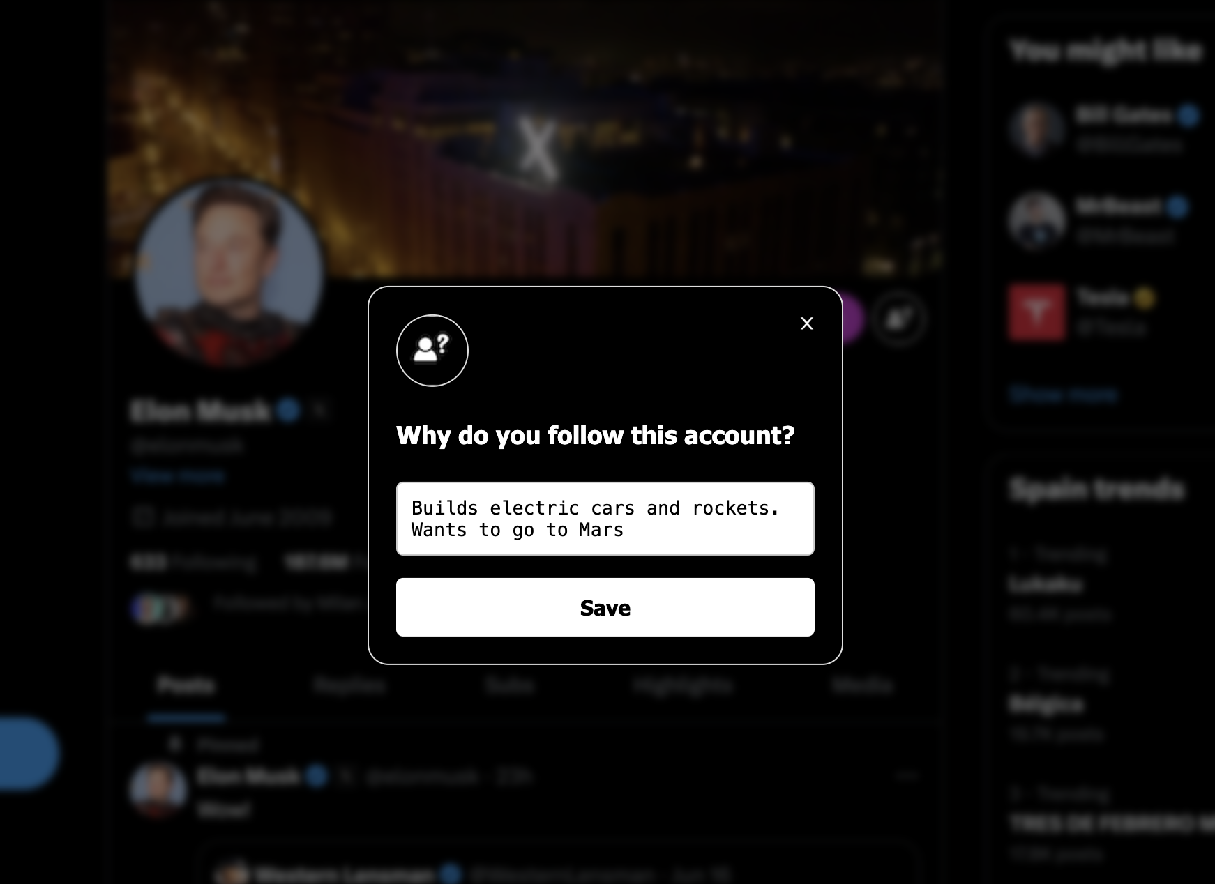 为什么我跟随你x（Twitter） - 它可以帮助您跟踪为什么您在X上关注帐户媒体2