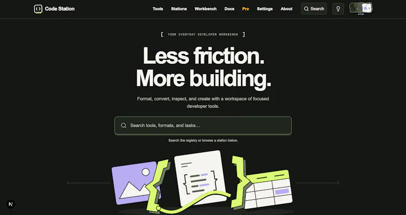 Code Station screenshot 1