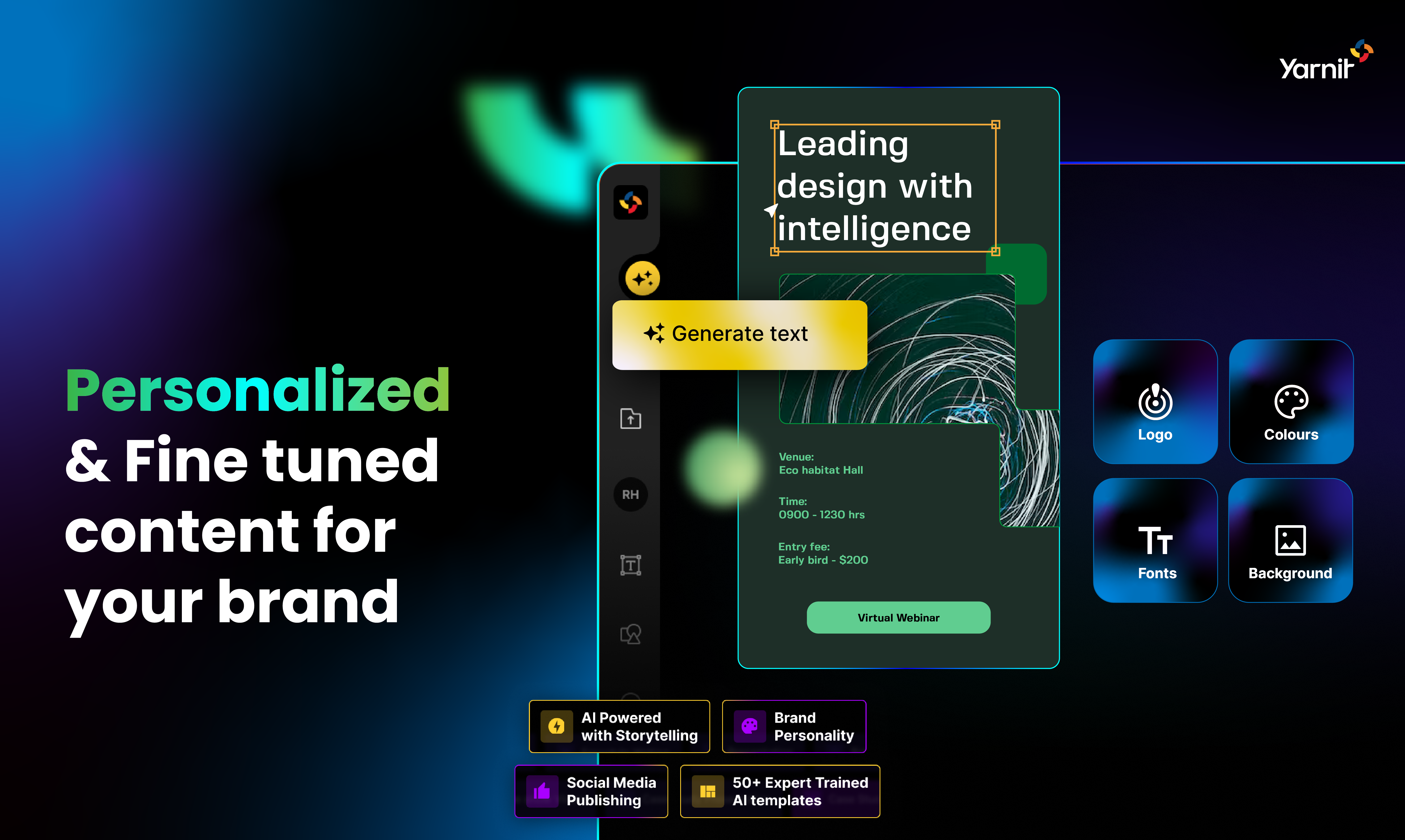 Yarnit 2.0 - App Genai per creare contenuti personalizzati media 4