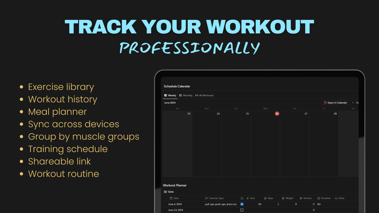 Trainingsrolle - Komplette Workout Tracker & Anime Workout Guide Medien 4