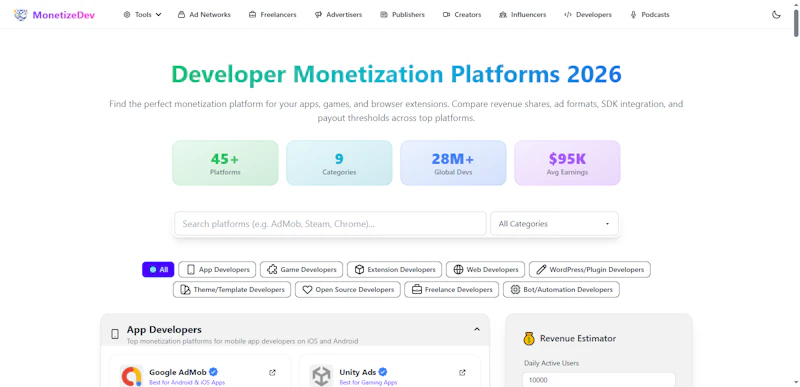 MonetizeDev screenshot 4