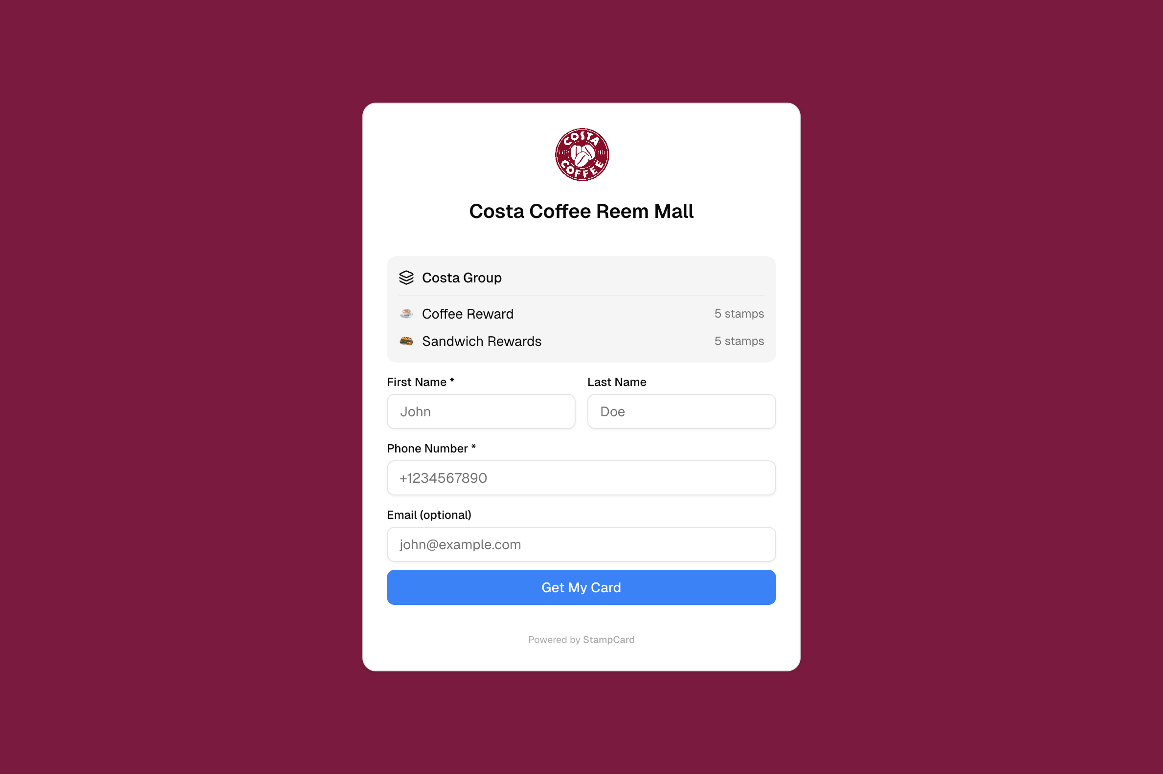 StampCard gallery image