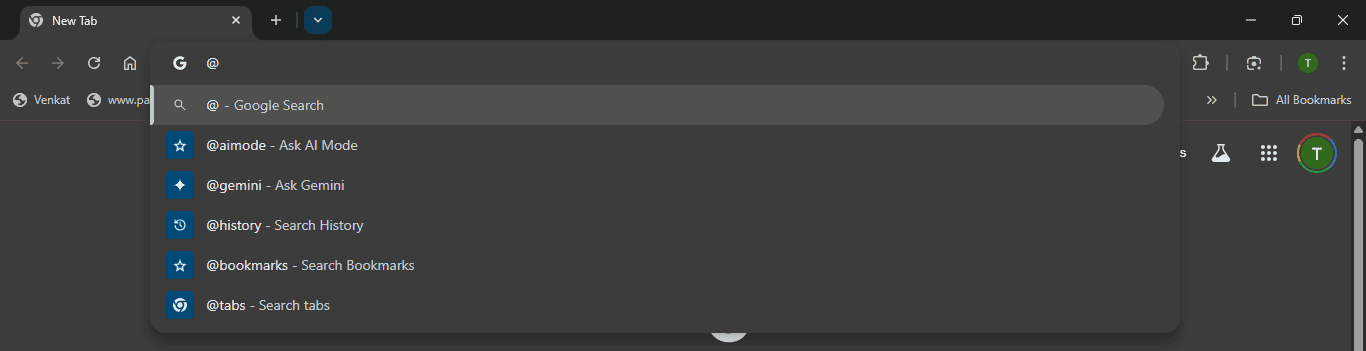 AI Mode in Chrome gallery image