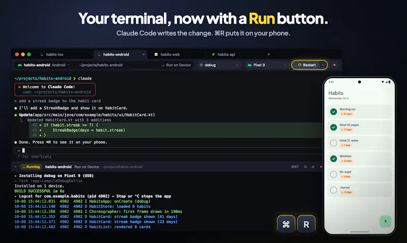 DevTerminal screenshot 2