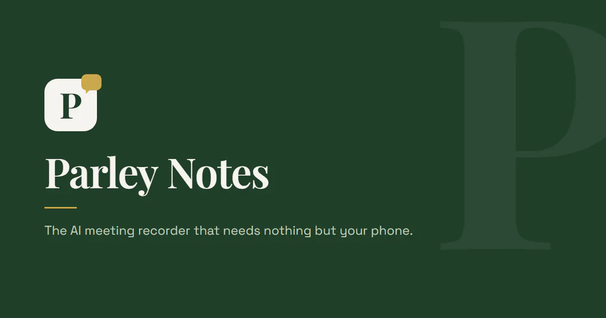 Parley Notes gallery image