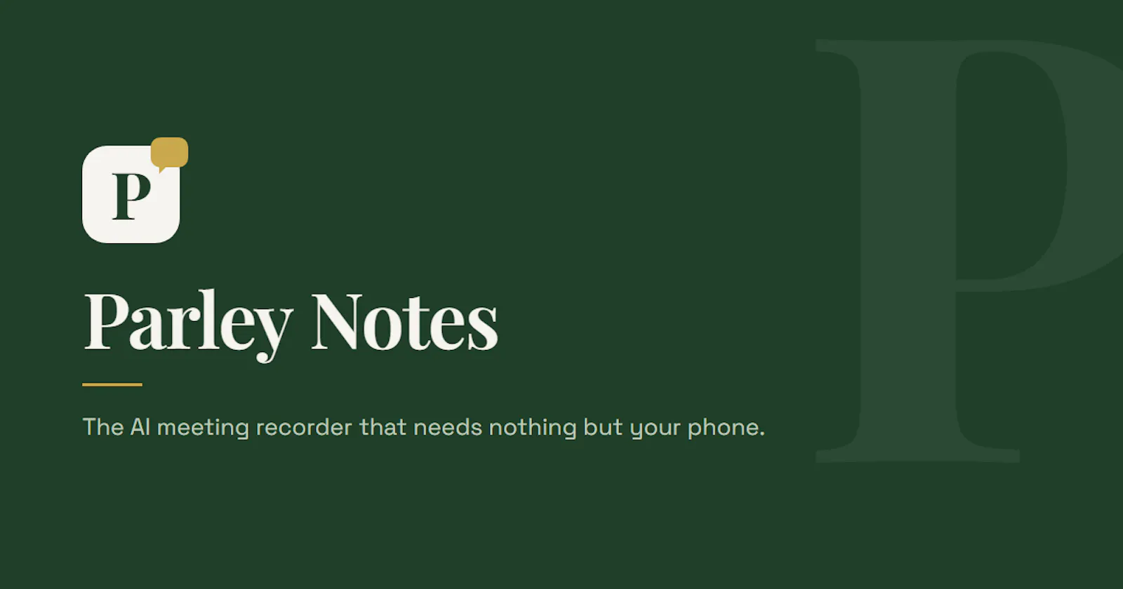 Parley Notes screenshot 1