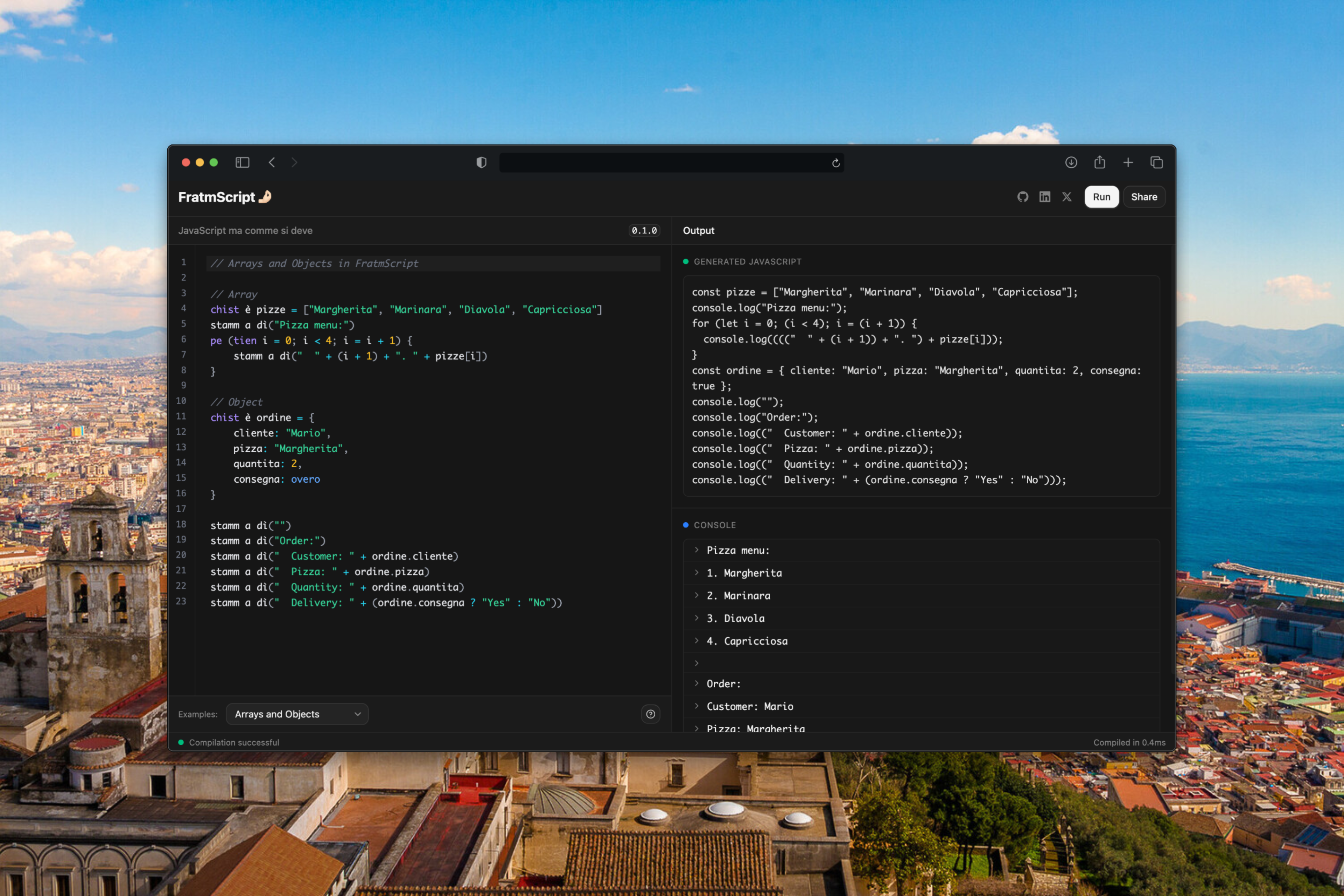FratmScript - Screenshot 2 showing product features and functionality