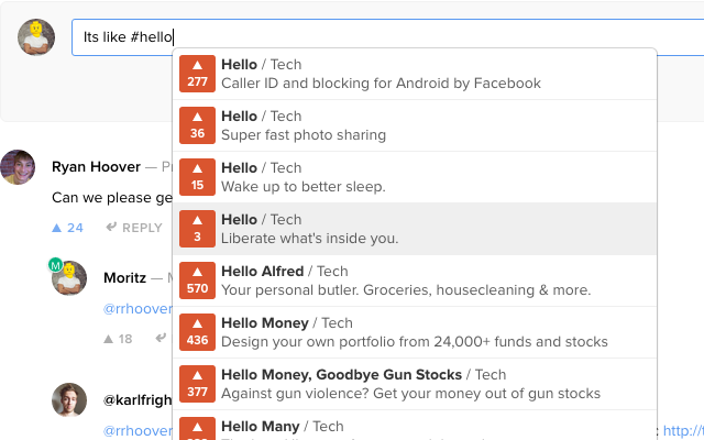 Product Hunt Mentions gallery image
