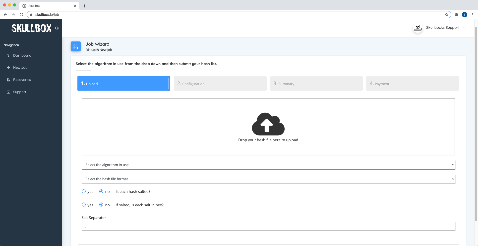 Skullbox - Cloud Based Password Auditing gallery image