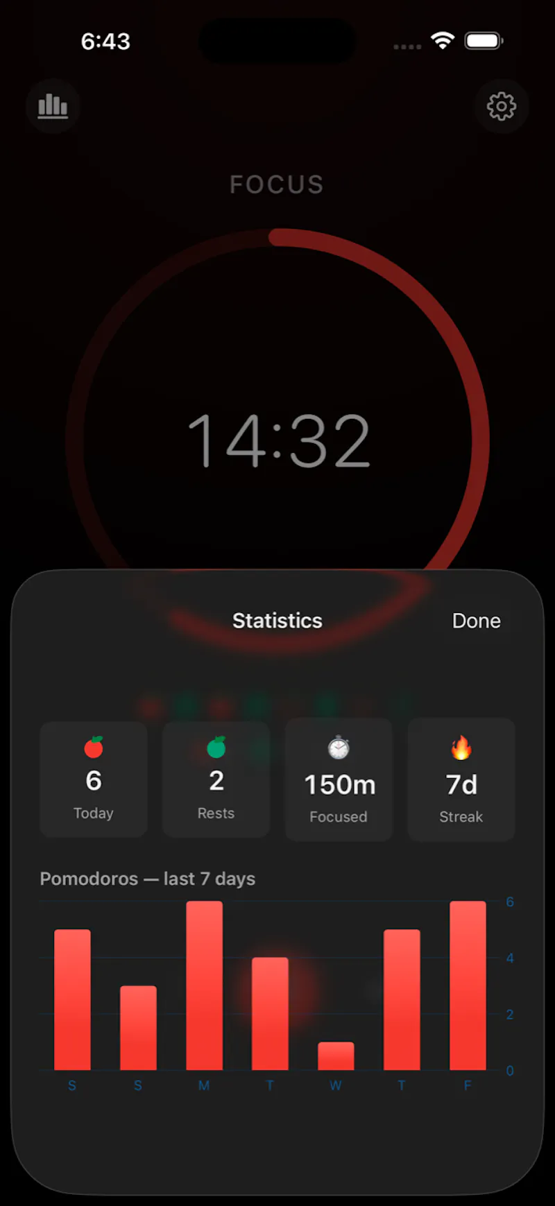 Rossino: A pomodoro timer. screenshot 11