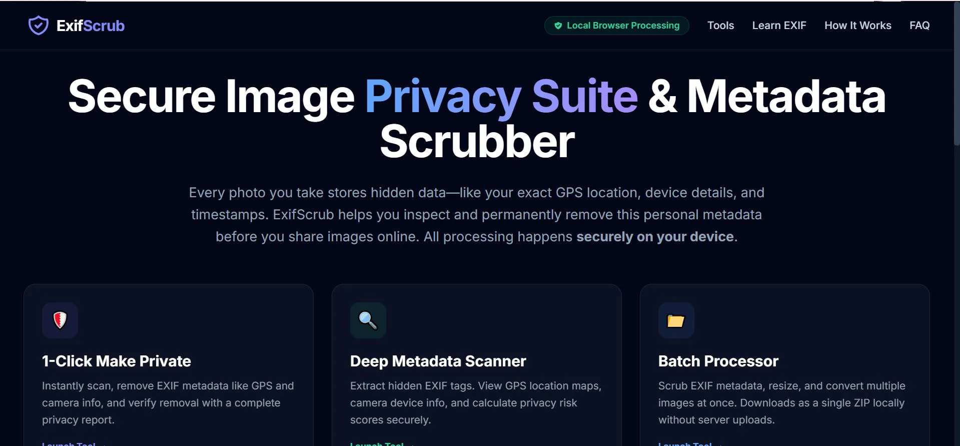 ExifScrub gallery image