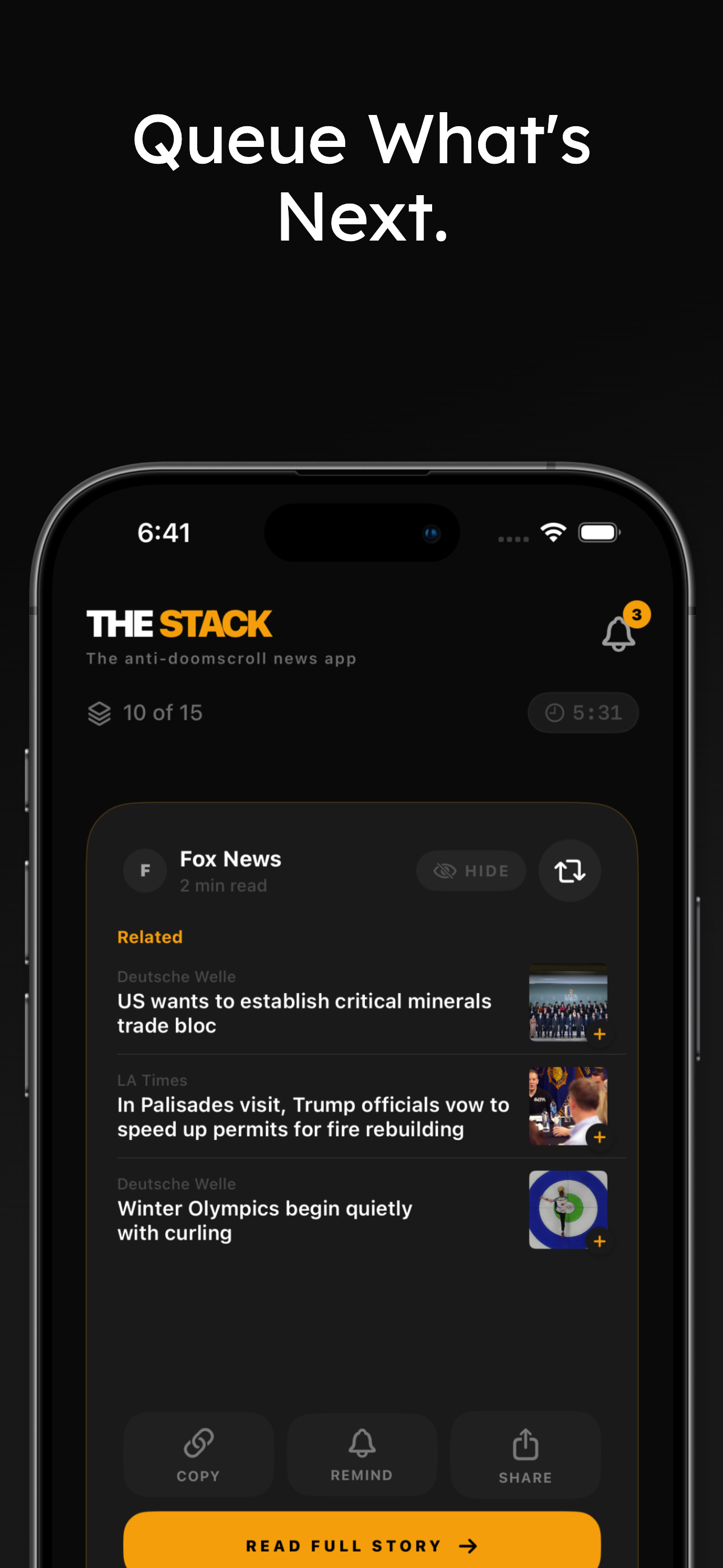 The Stack – Anti-Doomscroll News gallery image