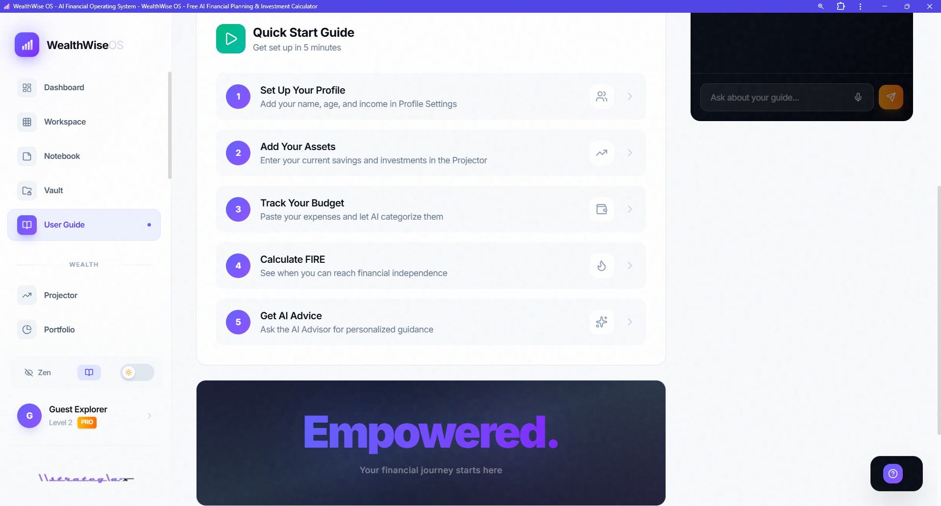 WealthWise OS gallery image