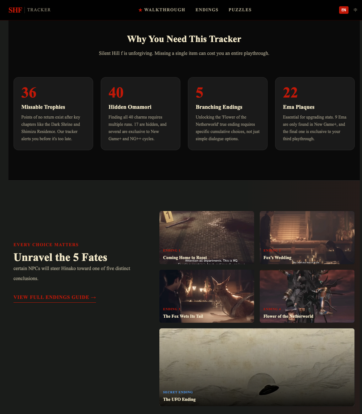 Silent Hill f Tracker gallery image