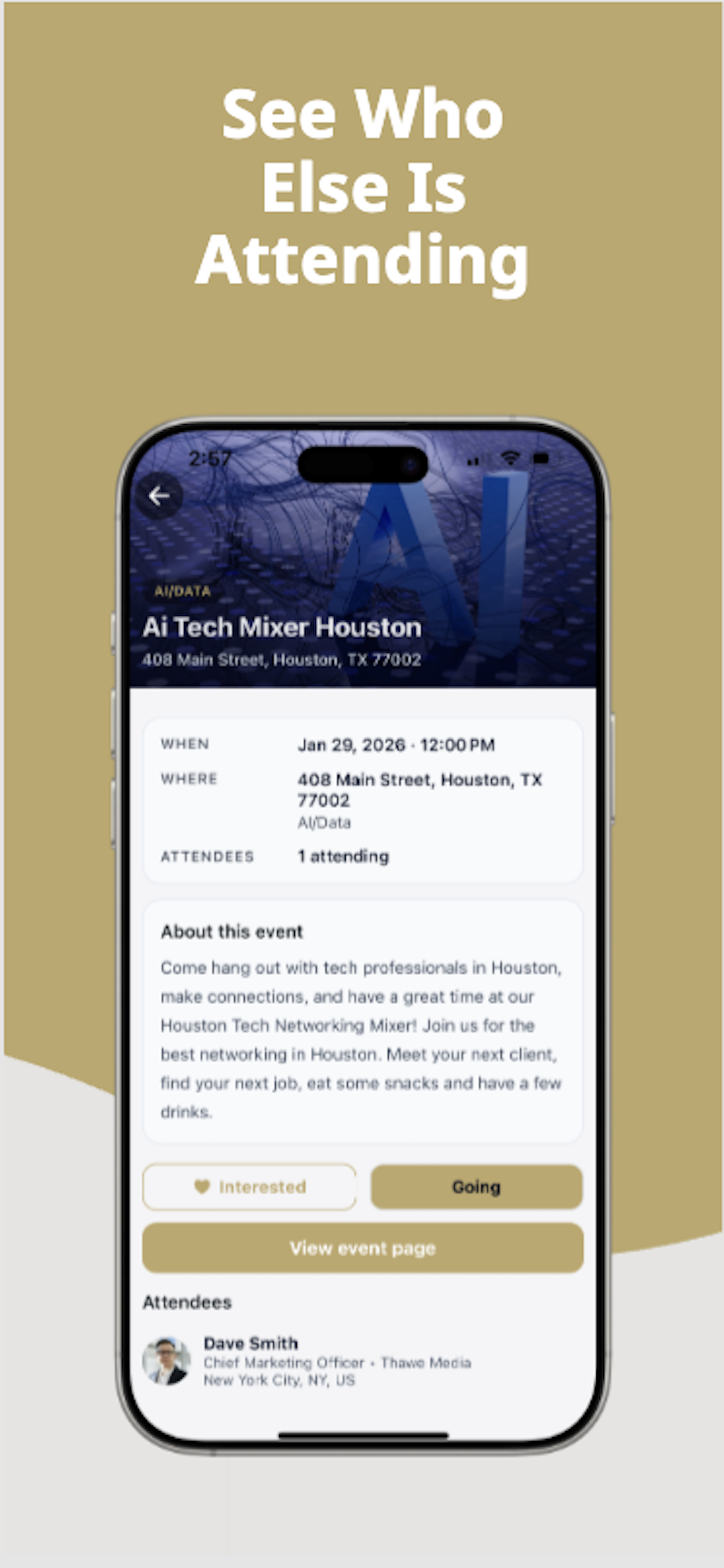 Thawe - Professional Networking App gallery image