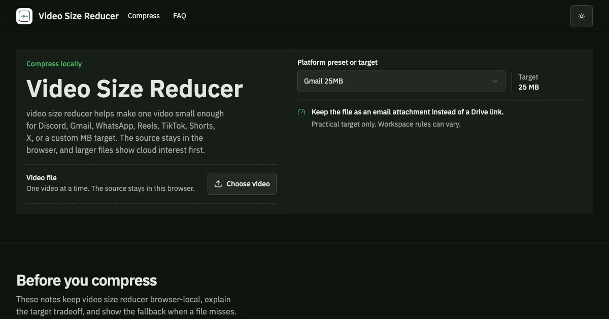 Video Size Reducer gallery image