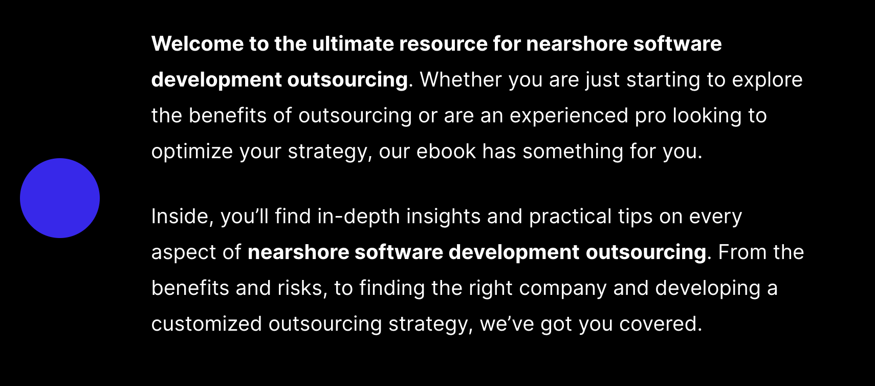 Rahmen für das Outsourcing von Nearshore media 1