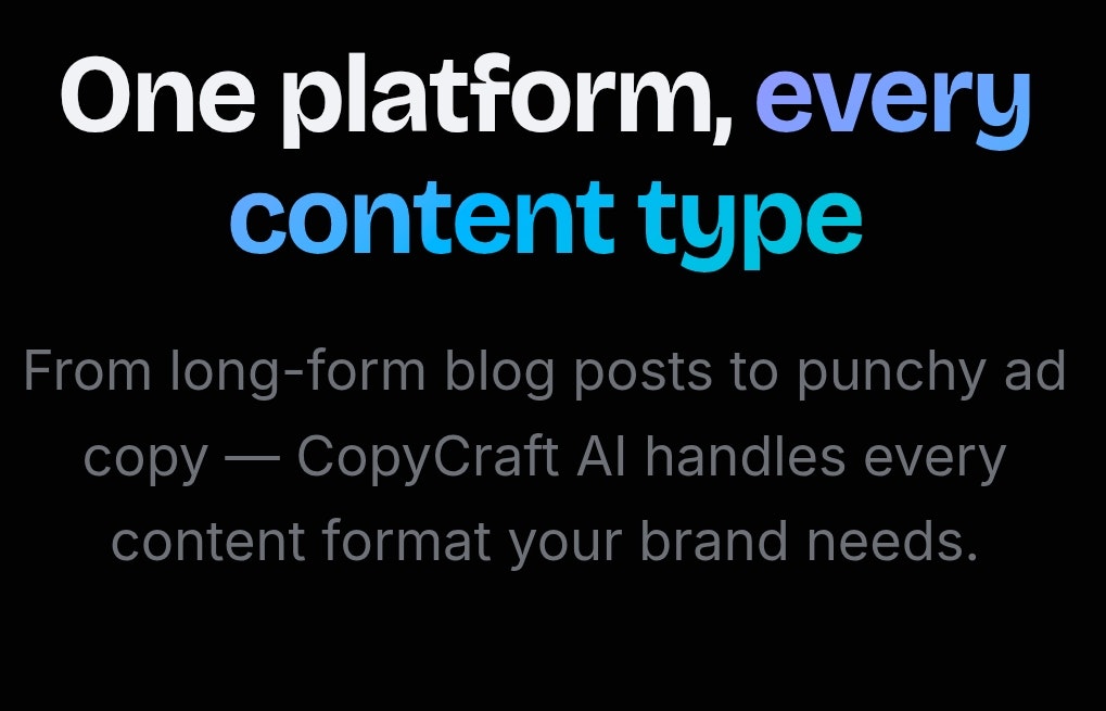 Copy Craft AI gallery image