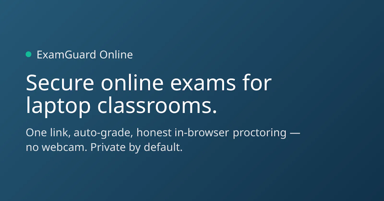 ExamGuard Online screenshot 1