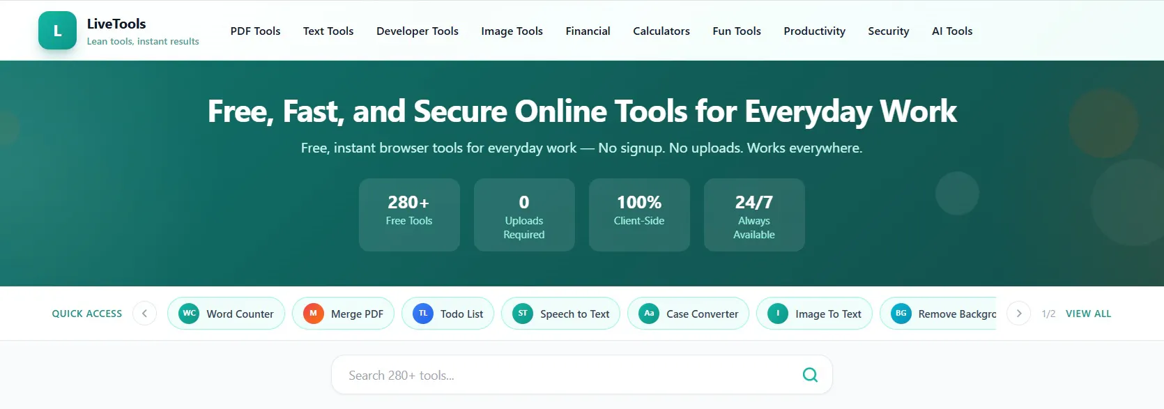 LiveTools gallery image