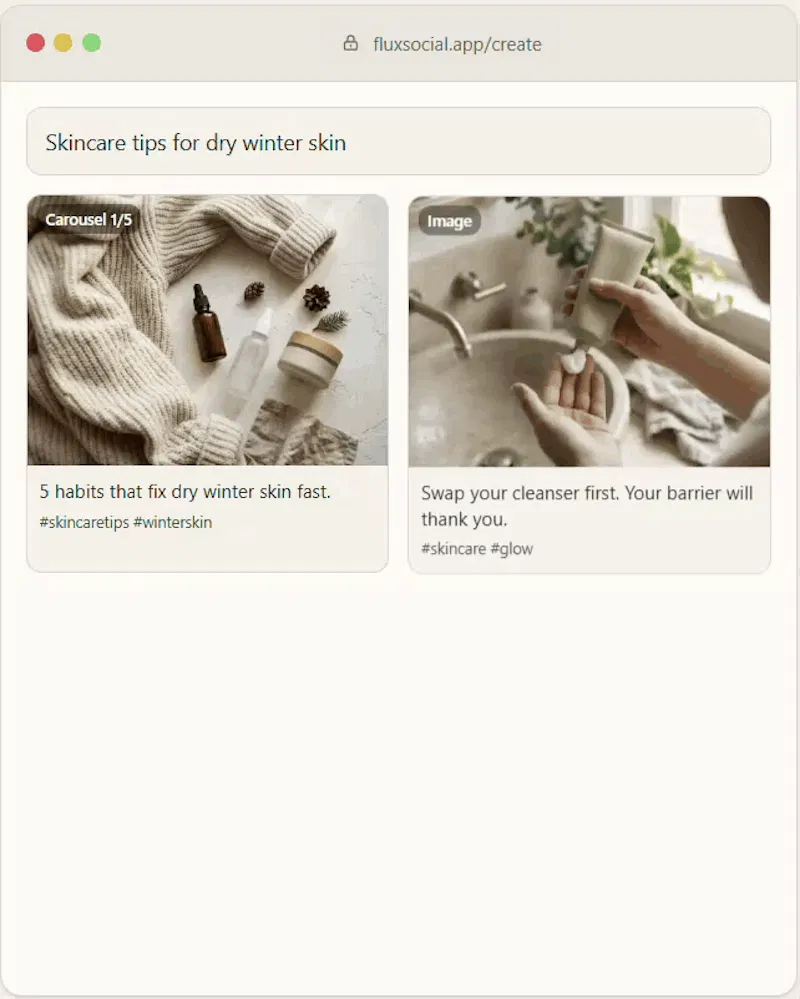 FluxSocial screenshot 1 (video preview)