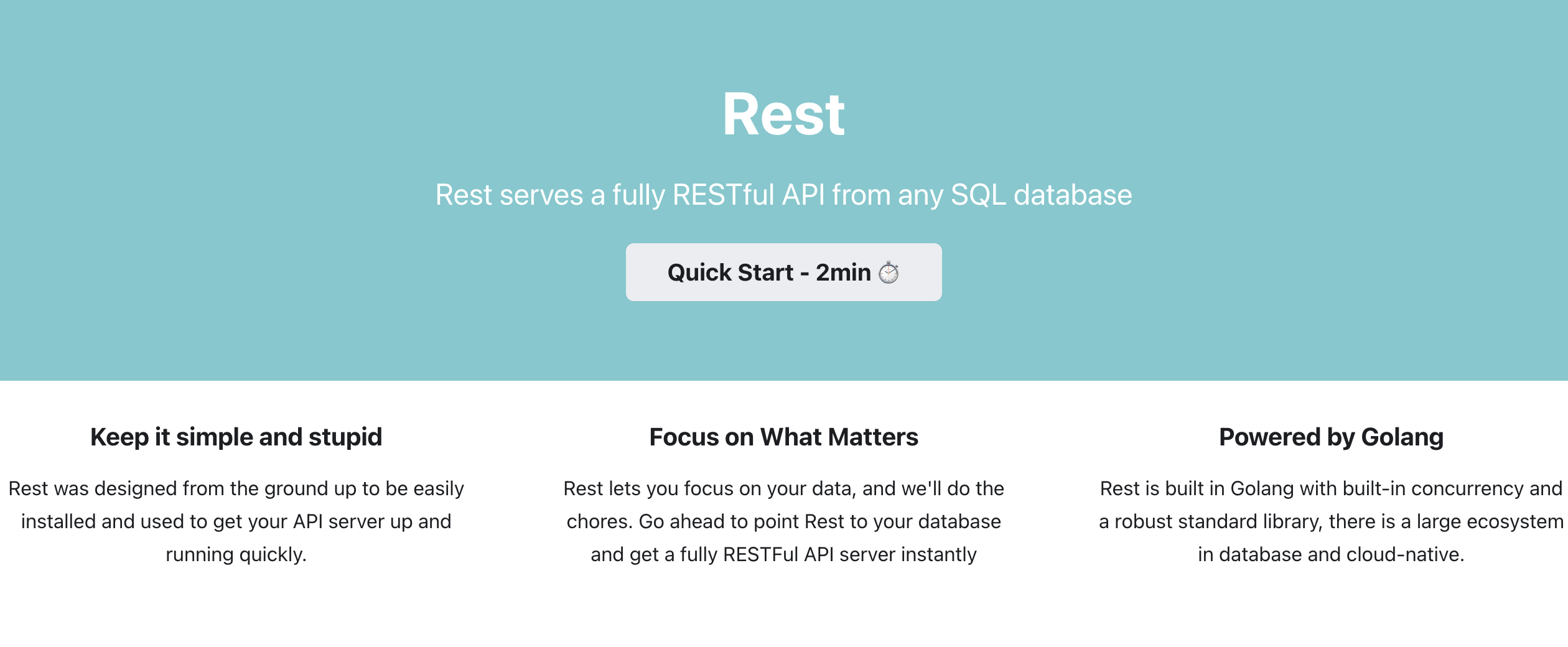 REST -SQL 데이터베이스 용 API 서버 - 모든 SQL 데이터베이스에 대한 Instant Restful API 서버 미디어 1