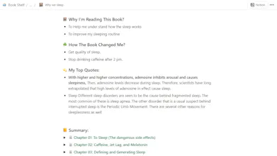 Book Shelf Notion Template gallery image
