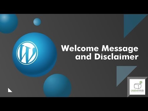 Disclaimer & Cookies Notification Popup gallery image