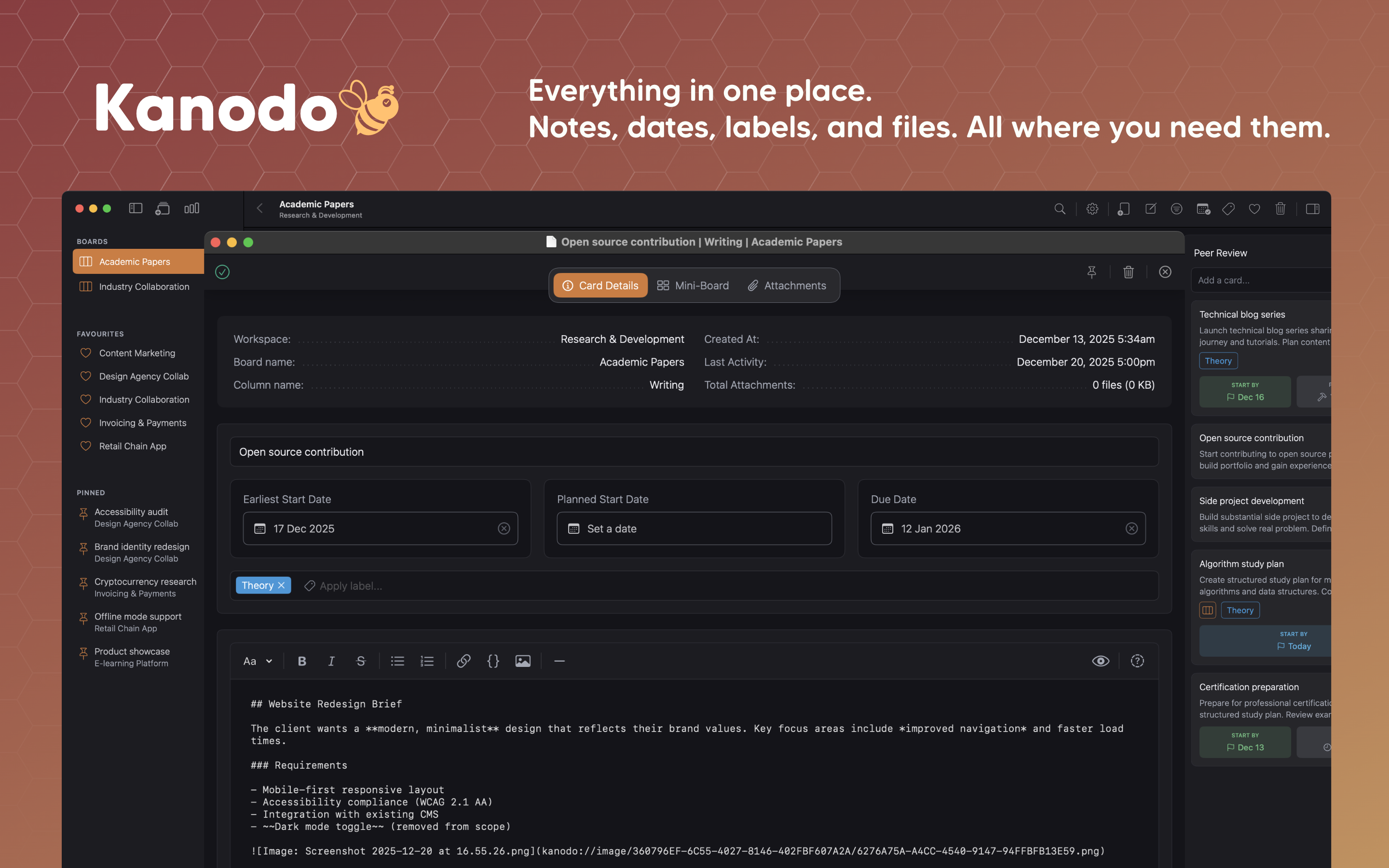 Kanodo - Screenshot 2 showing product features and functionality