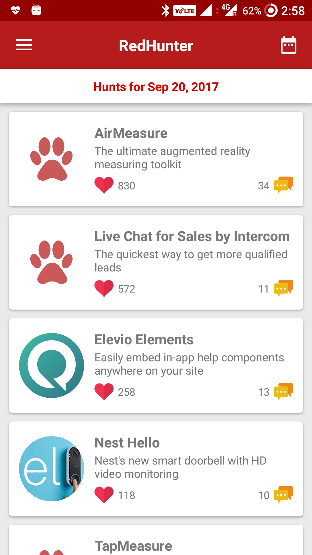 RedHunter for Product Hunt gallery image