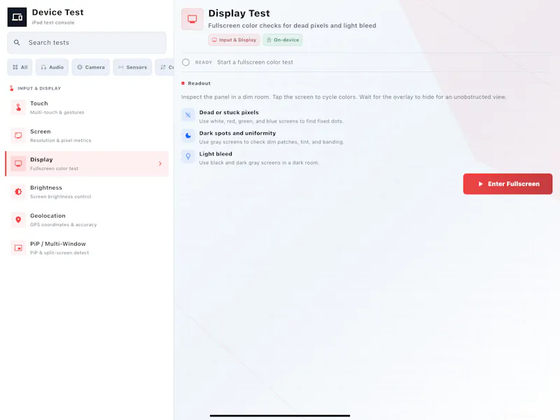 Device-Test screenshot 3