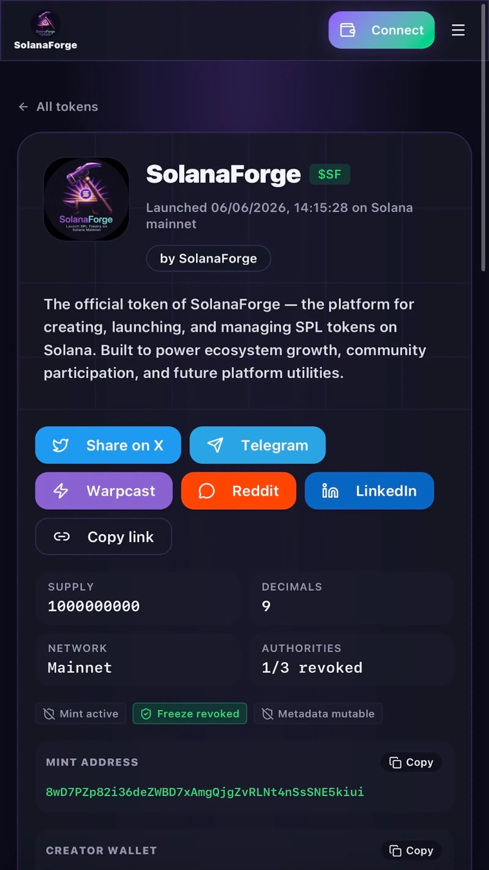 SolanaForge screenshot 5